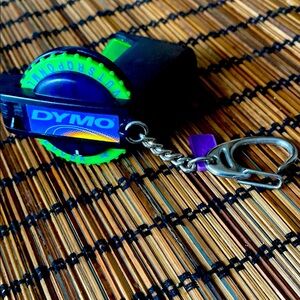 Dymo Label Maker Keychain